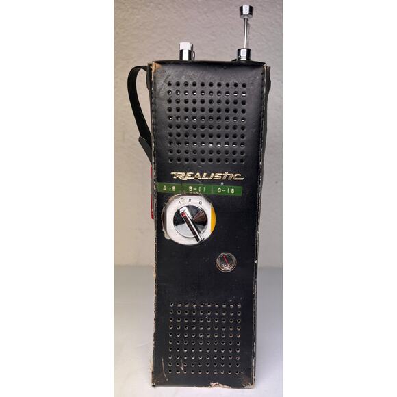 Vintage Realistic TRC-99C CB Radio Walkie Talkie 3-Channel-Japan-RS Model 21-133